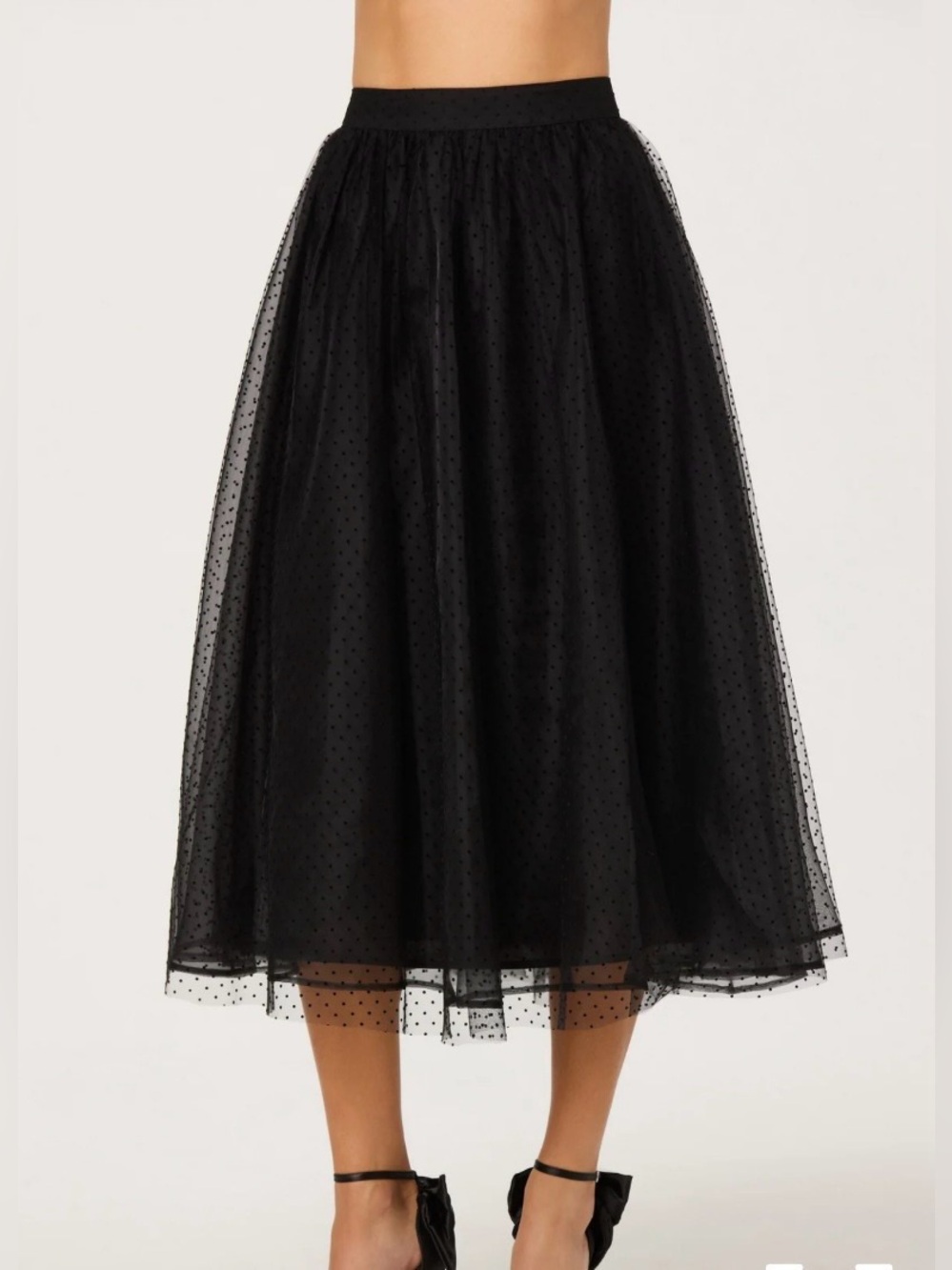 Premier Armour Black Tulle Maxi Skirt NWT!